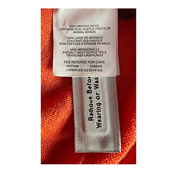 J. Crew 100 Percent Merino Wool Size Small New - Picture 5 of 5